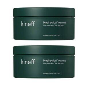 Kineff Hydracica Moist 60 Pads ( 100ml / 3.38 fl.oz x 2 Each ) - Sealed Box!